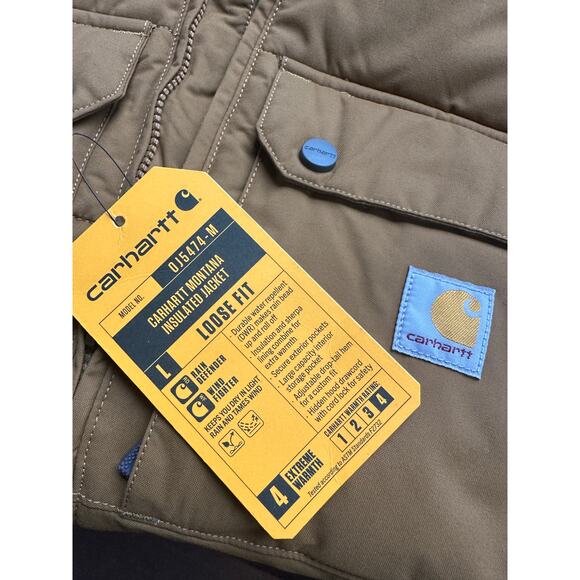 Carhartt Men's Montana Insulated Jacket Size Large - Picture 2 of 3
